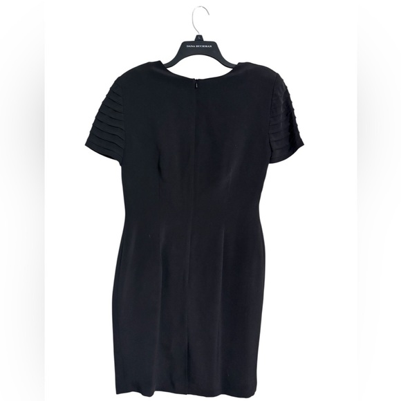 Patrick Collection 100% Silk Black Dress | Size 8 | Classic Little Black Dress - Picture 4 of 5